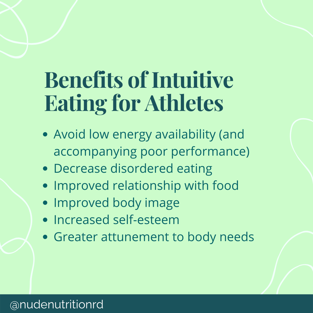 Benefits of Intuitive Eating For Athletes
